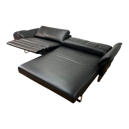 Ecksofa aus echtem Leder mit zwei elektrischen Funktionen Art.-Nr. 575