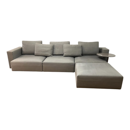 Hochwertiges graues Ecksofa von Minotti Art.-Nr. 532