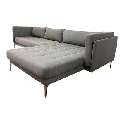 Modernes graues Ecksofa Art.-Nr. 496