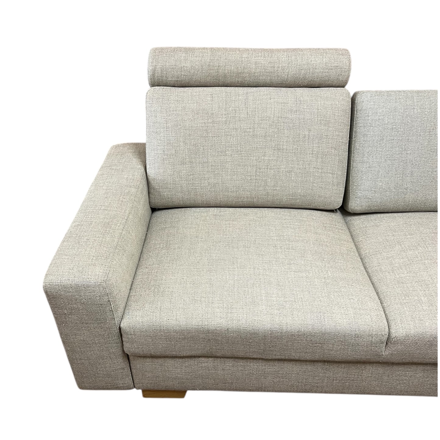 Beiges Ecksofa Sörvallen von IKEA mit Stauraum Art.-Nr. 538