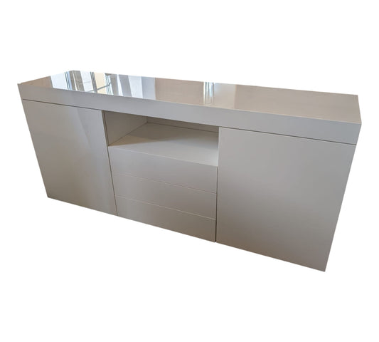 Weisses Hochglanz-Sideboard. Art.-Nr. 435