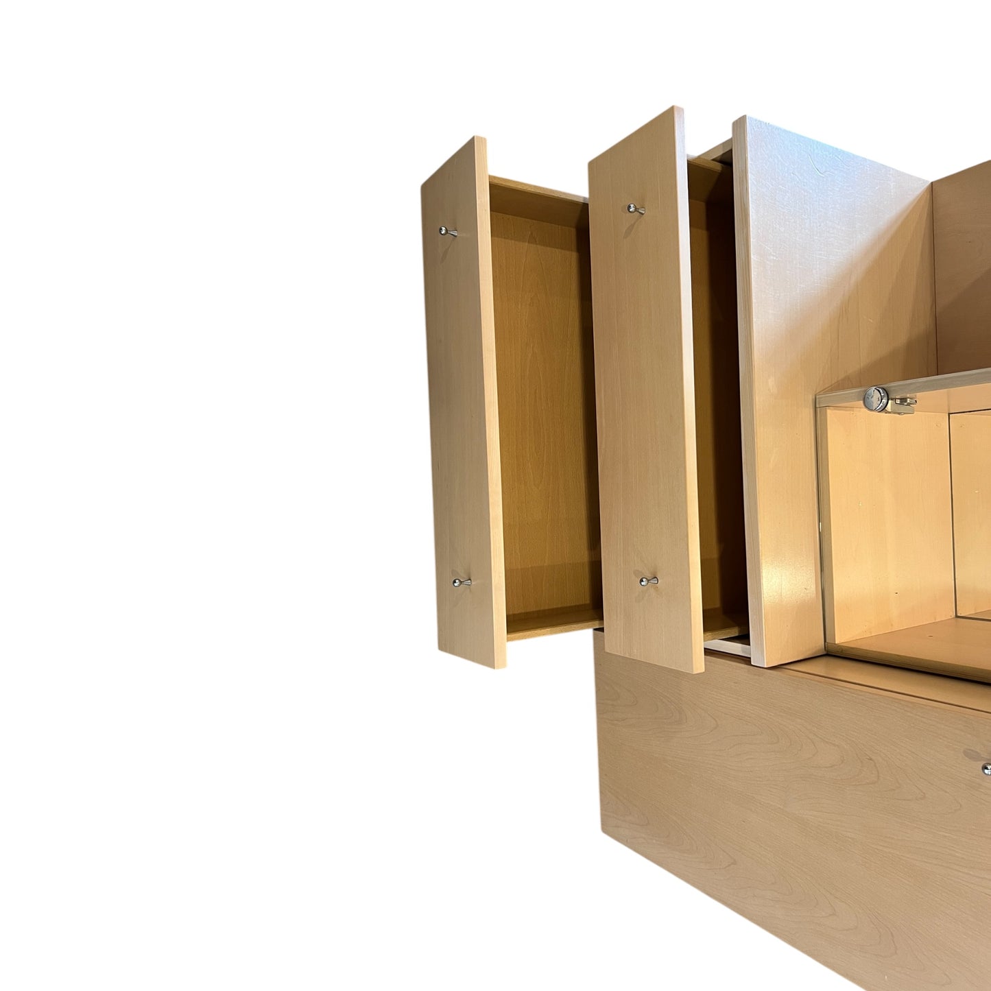 Hochwertiges Wohnwand-Set aus Holz. Art.-Nr. 458