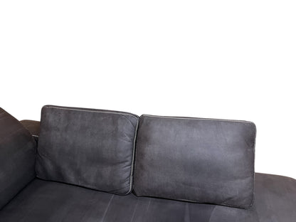 Hochwertiges Ecksofa aus Alcantara mit verstellbaren Kopfstützen Art.-Nr. 586