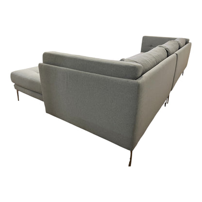 Modernes graues Ecksofa Art.-Nr. 496