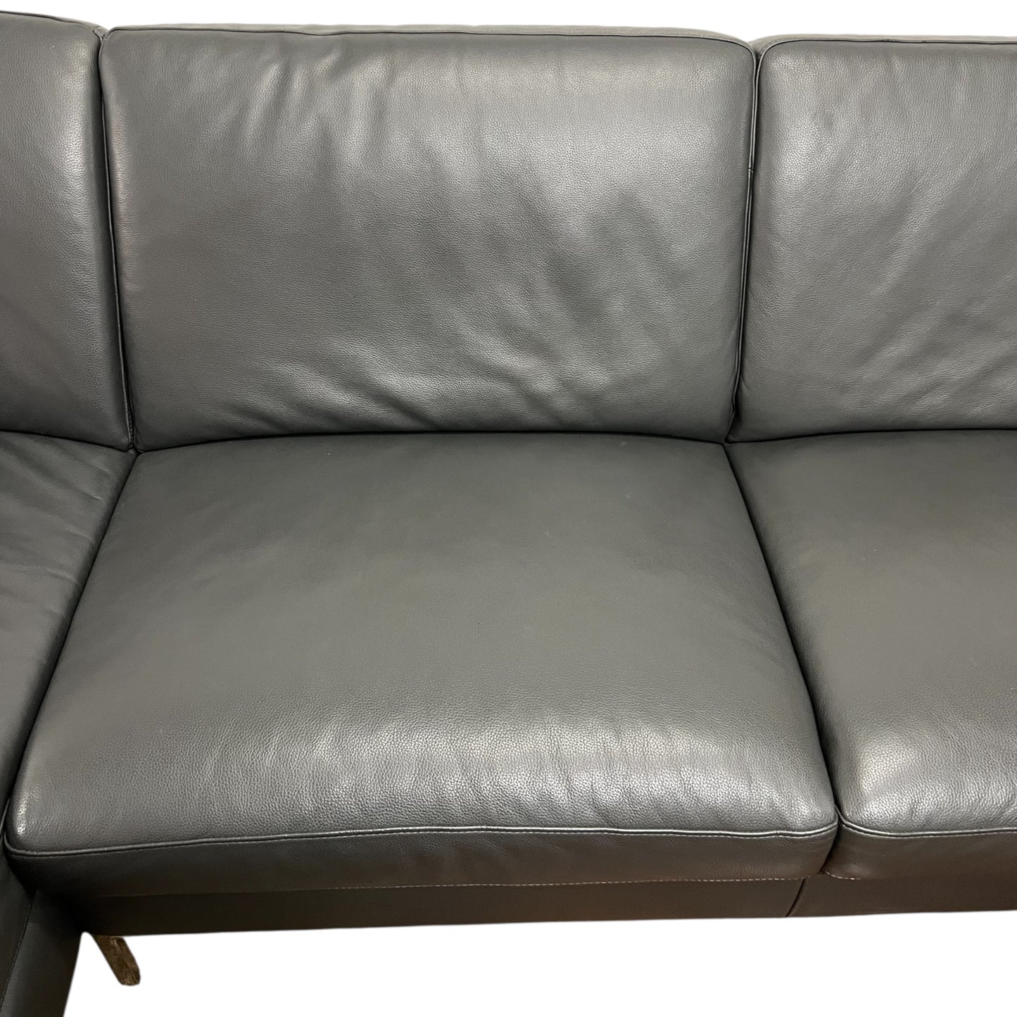 Echtleder-U-förmiges Sofa von Designer W. Schilling Art.-Nr. 469