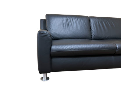 Ecksofa aus echtem Leder von Willi Schillig. Art.-Nr. 036