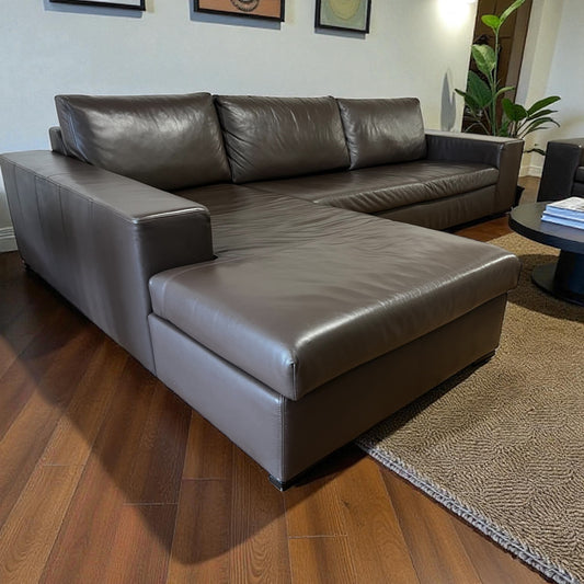 Ecksofa von ArtaNova Switzerland aus echtem Leder Art.-Nr. 501