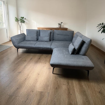 Ecksofa mit verstellbaren Rückenlehnen Art.-Nr. 030