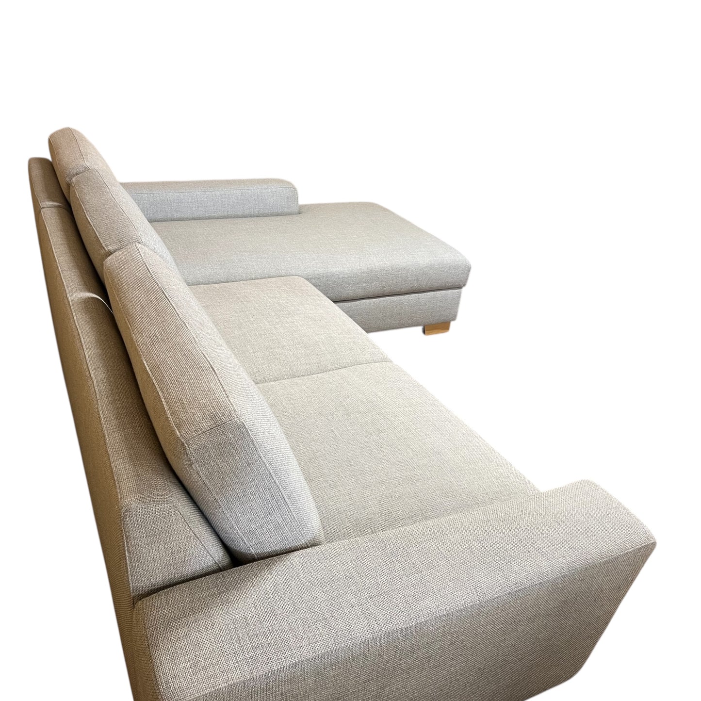 Beiges Ecksofa Sörvallen von IKEA mit Stauraum Art.-Nr. 538