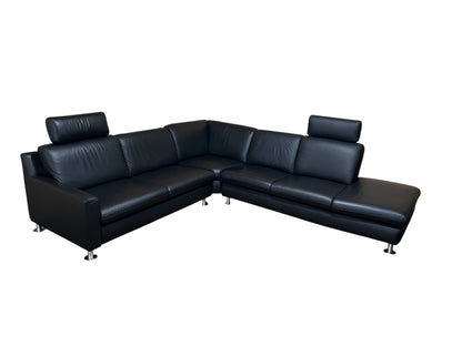 Ecksofa aus echtem Leder von Willi Schillig. Art.-Nr. 036