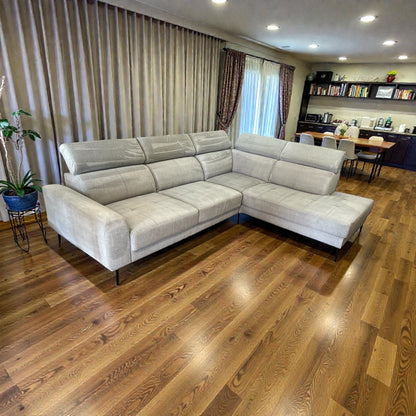 Ecksofa mit verstellbarer Kopfstütze & Stauraum Art.-Nr. 590