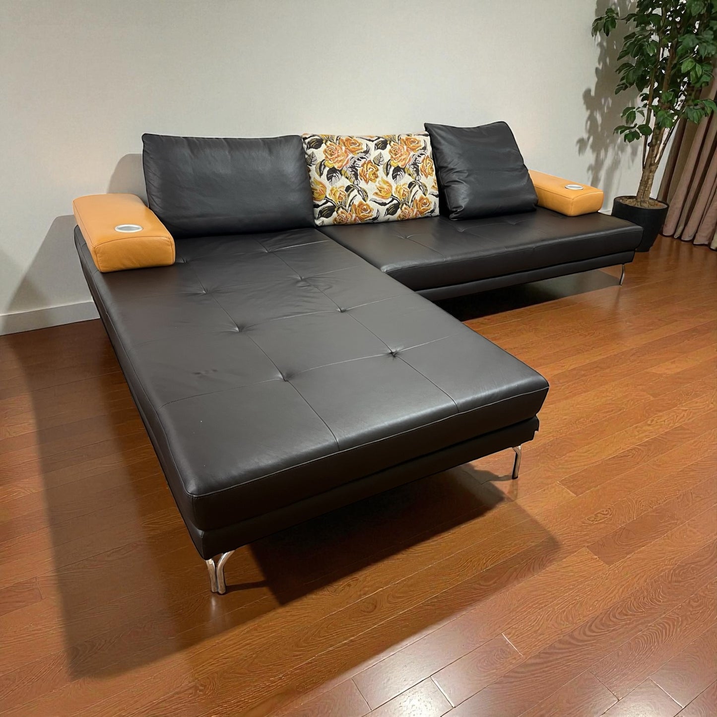 Hochwertiges Ecksofa aus echtem Leder von W. Schillig. Art.- Nr. 526