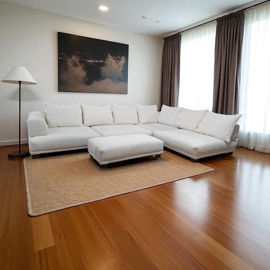 Hochwertiges Ecksofa mit Hocker von Bullfrog Art.-Nr. 461
