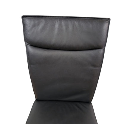 6 Schwinger-Stühle aus echtem Leder von Pfister. Art.-Nr.430