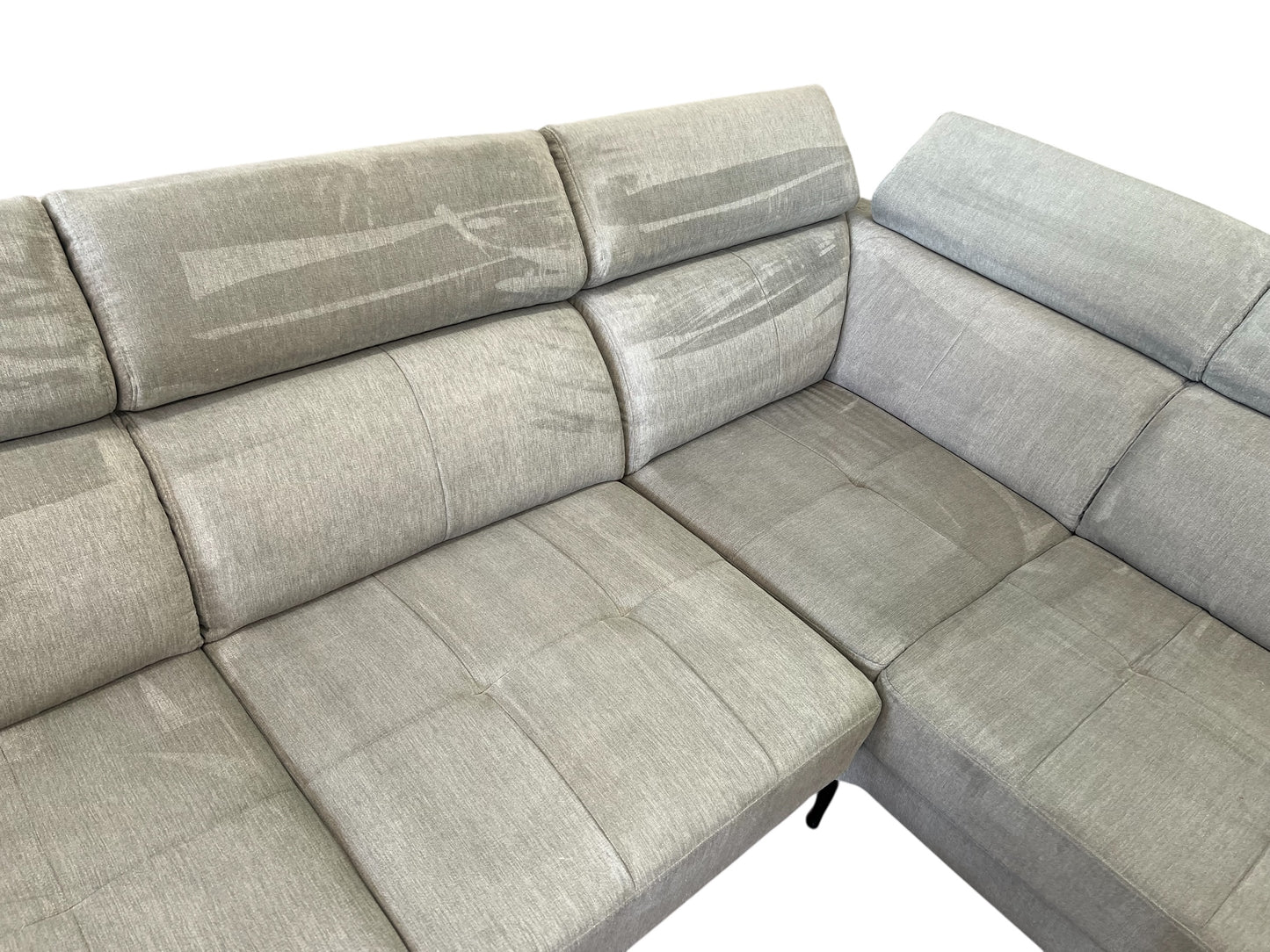 Ecksofa mit verstellbarer Kopfstütze & Stauraum Art.-Nr. 590