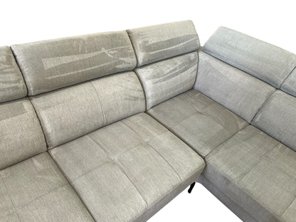 Ecksofa mit verstellbarer Kopfstütze & Stauraum Art.-Nr. 590