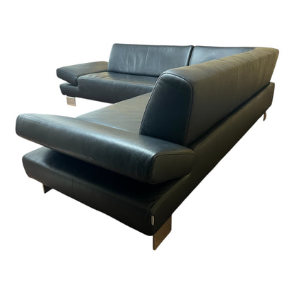 Hochwertiges Echtleder-Ecksofa von w. Schillig Art.-Nr. 561