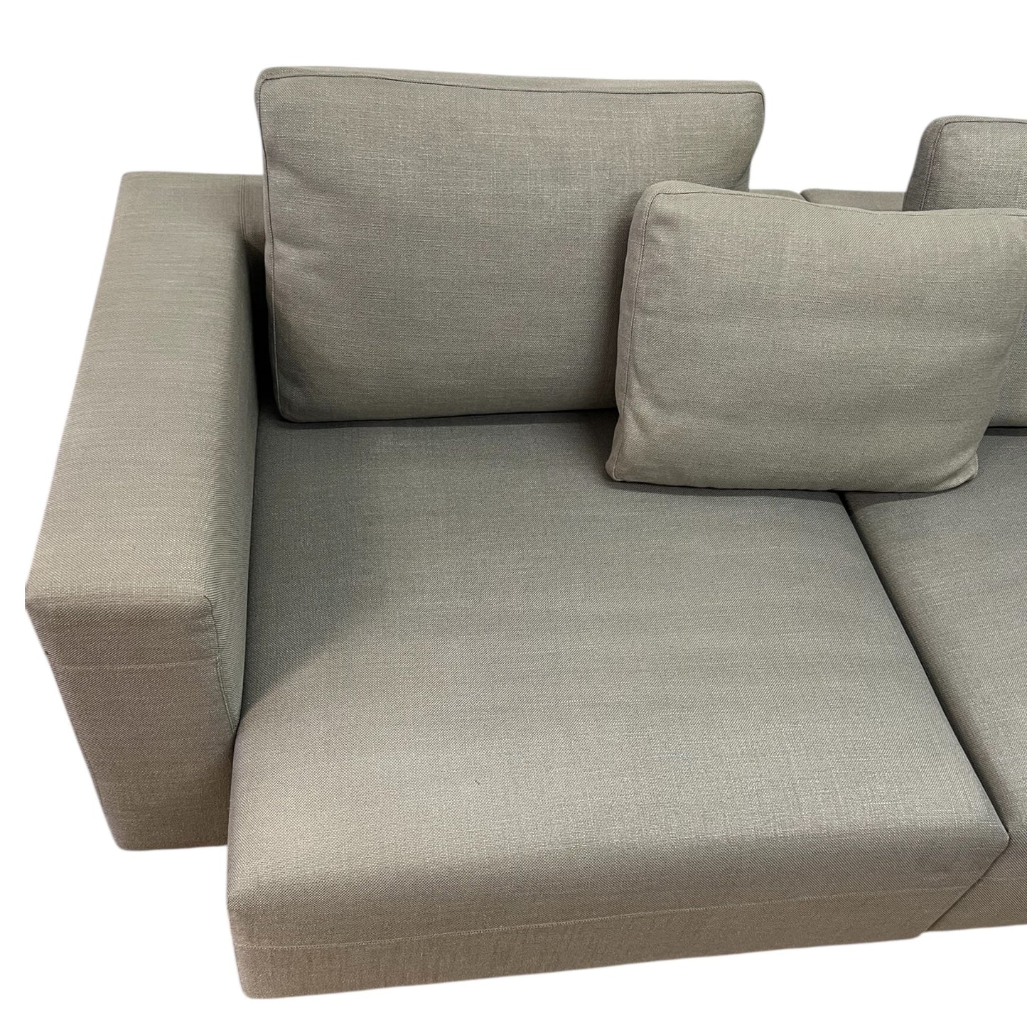Hochwertiges graues Ecksofa von Minotti Art.-Nr. 532