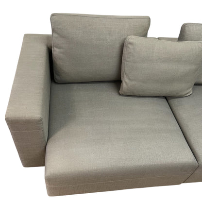 Hochwertiges graues Ecksofa von Minotti Art.-Nr. 532