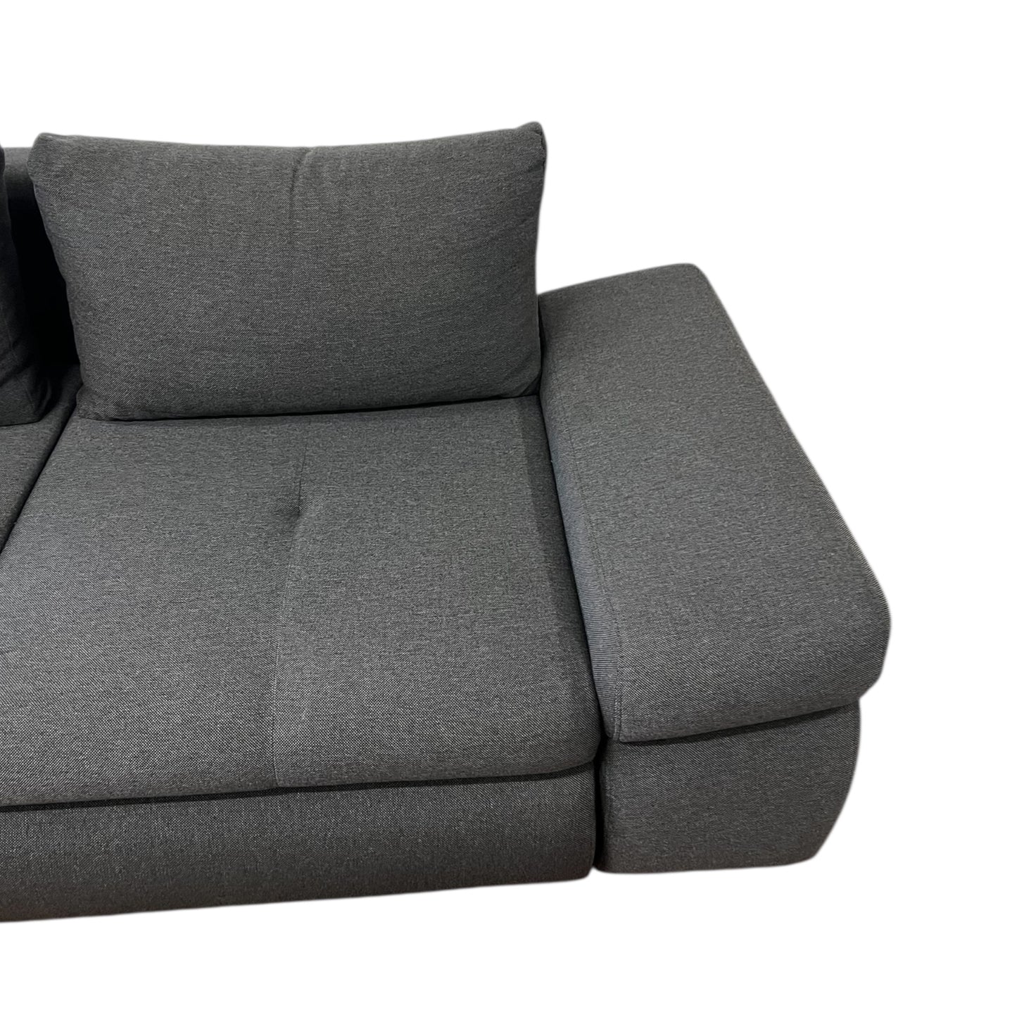 Ecksofa in Grau mit Bettfunktion und Stauraum Art.-Nr. 505
