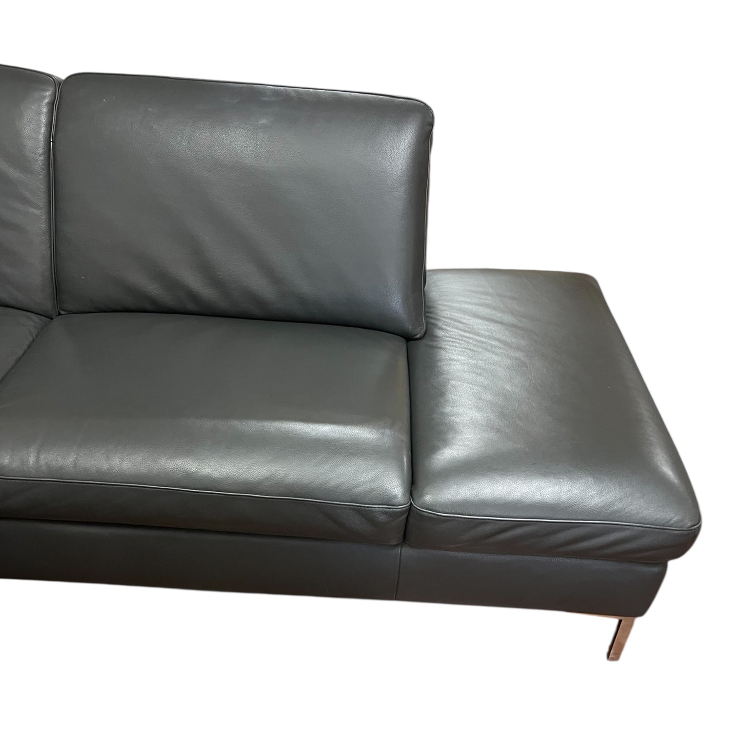 Echtleder-U-förmiges Sofa von Designer W. Schilling Art.-Nr. 469