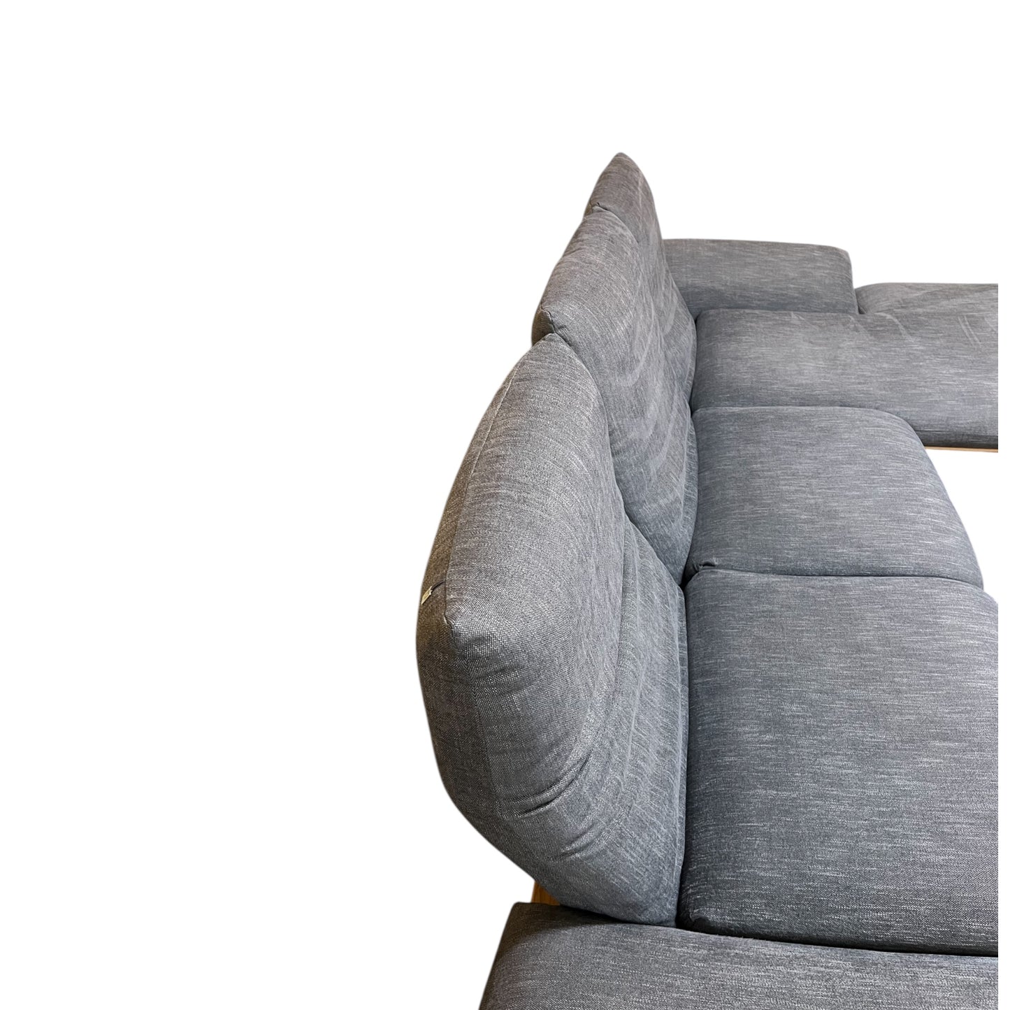 Designer-Ecksofa von Dieter Knoll mit passendem Hocker Art.-Nr. 535