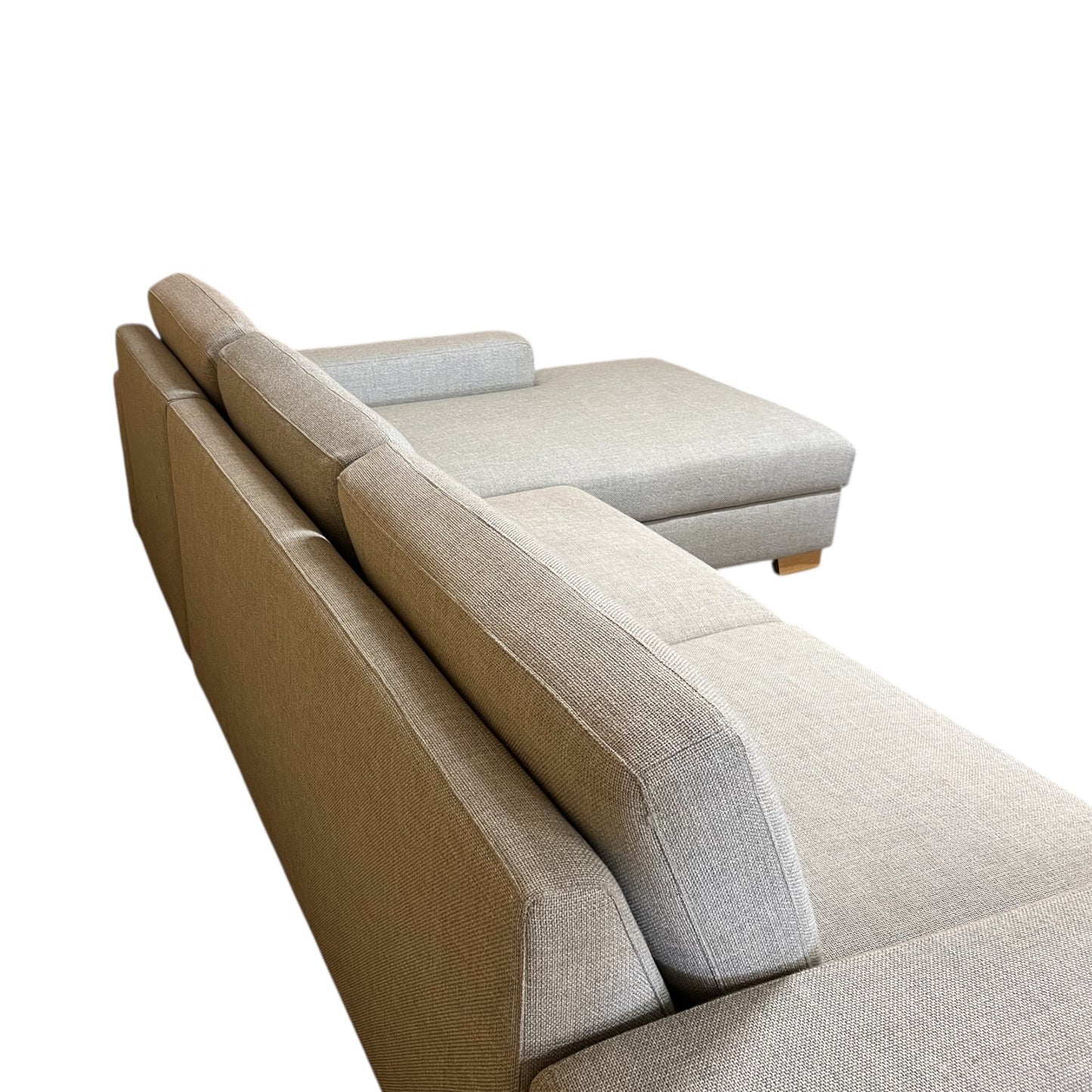 Beiges Ecksofa Sörvallen von IKEA mit Stauraum Art.-Nr. 538