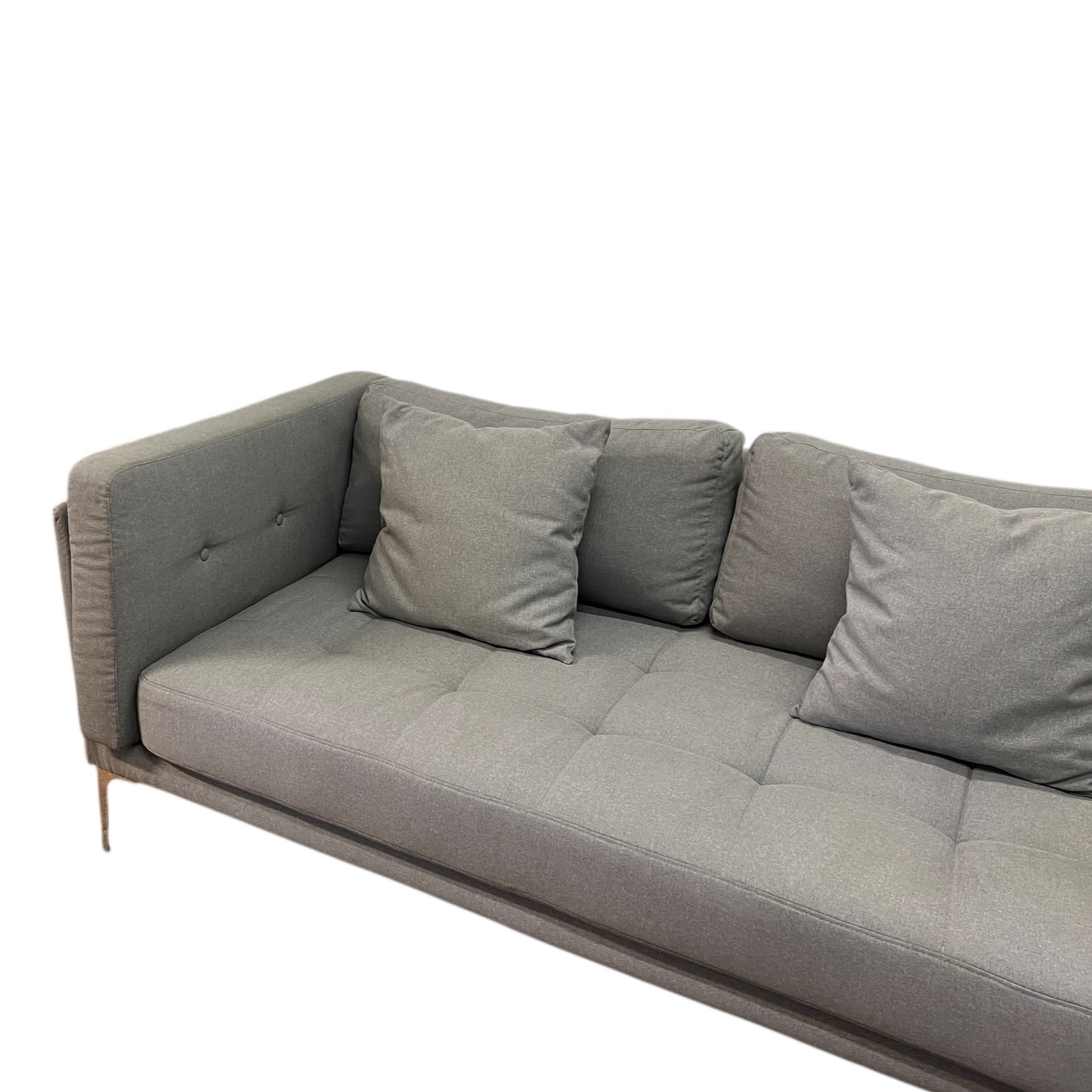 Modernes graues Ecksofa Art.-Nr. 496