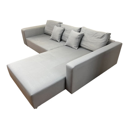 Hellgraues Ecksofa Art.-Nr. 569
