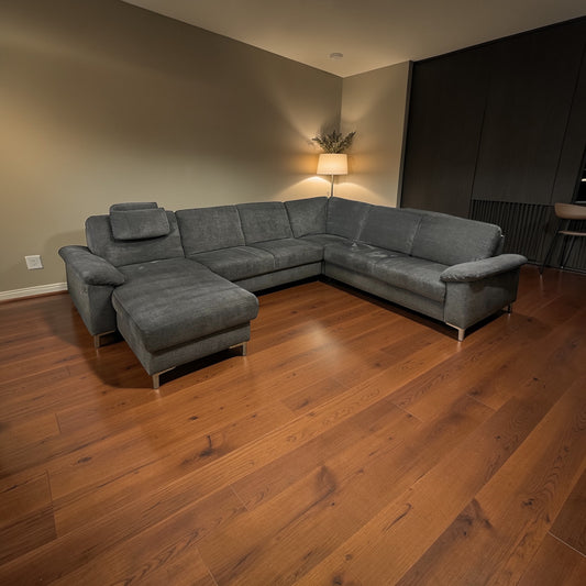 U-förmiges Sofa von Dieter Knoll mit elektrischer Relax-Funktion Art.-Nr. 023