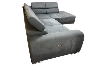 Grosses Ecksofa mit elektrisch verstellbarer Sitzfläche. Art.-Nr. 576