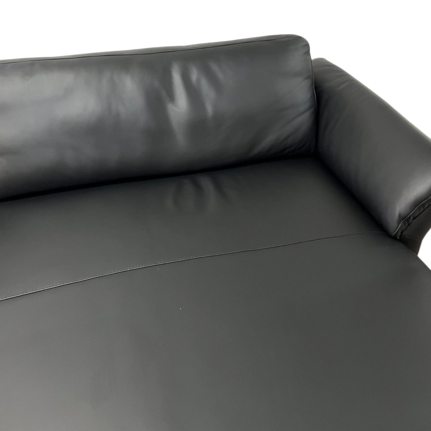 Ecksofa aus echtem Leder mit zwei elektrischen Funktionen Art.-Nr. 575