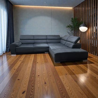 Grosses Ecksofa mit elektrisch verstellbarer Sitzfläche. Art.-Nr. 576