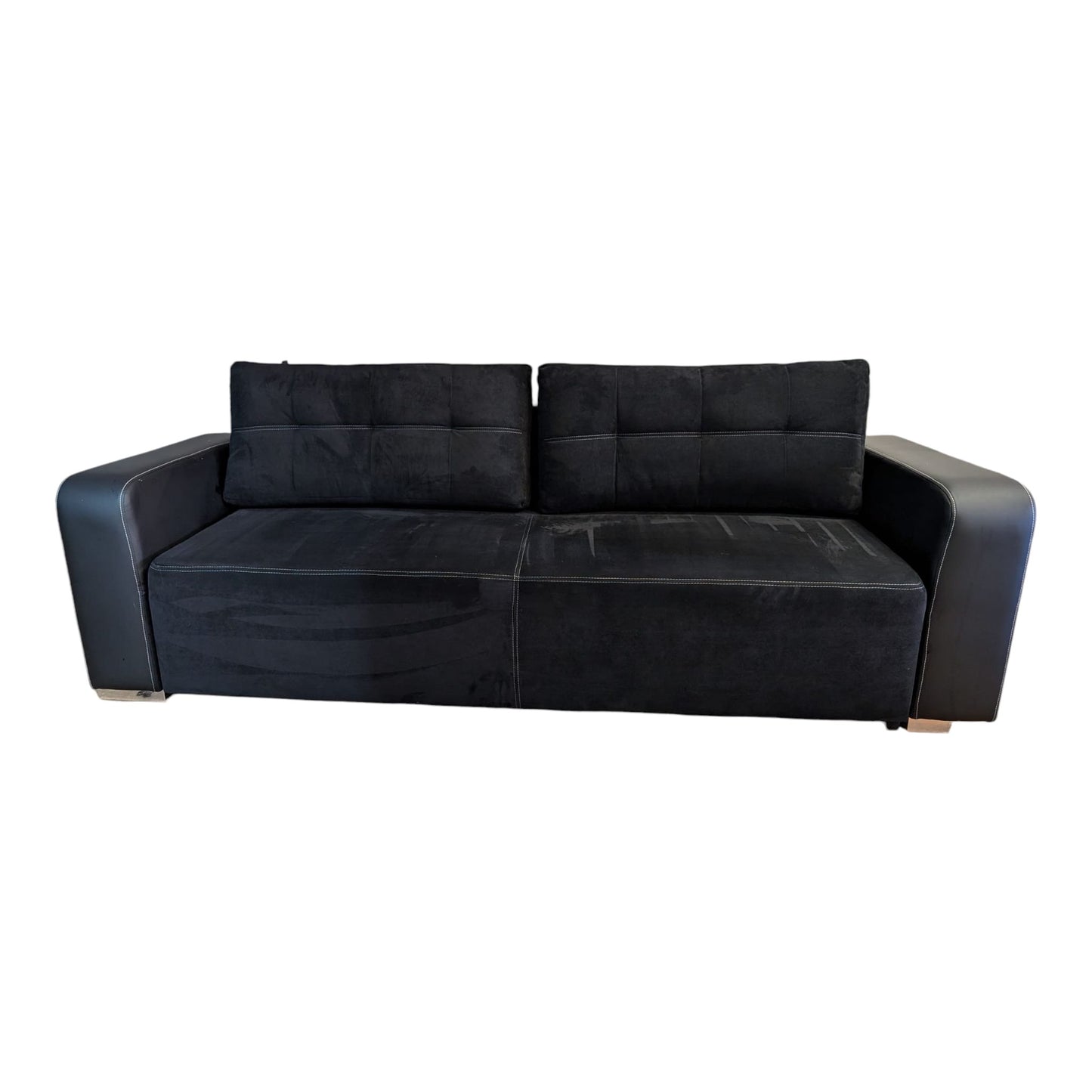 Schwarzes Bettsofa mit Stauraum Art.-Nr. 383