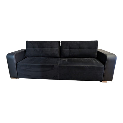 Schwarzes Bettsofa mit Stauraum Art.-Nr. 383