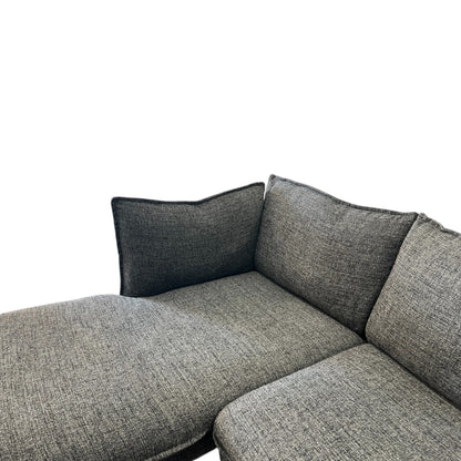 Kleines dunkelgraues Ecksofa Art.-Nr. 481