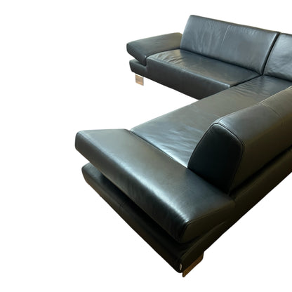 Hochwertiges Echtleder-Ecksofa von w. Schillig Art.-Nr. 561