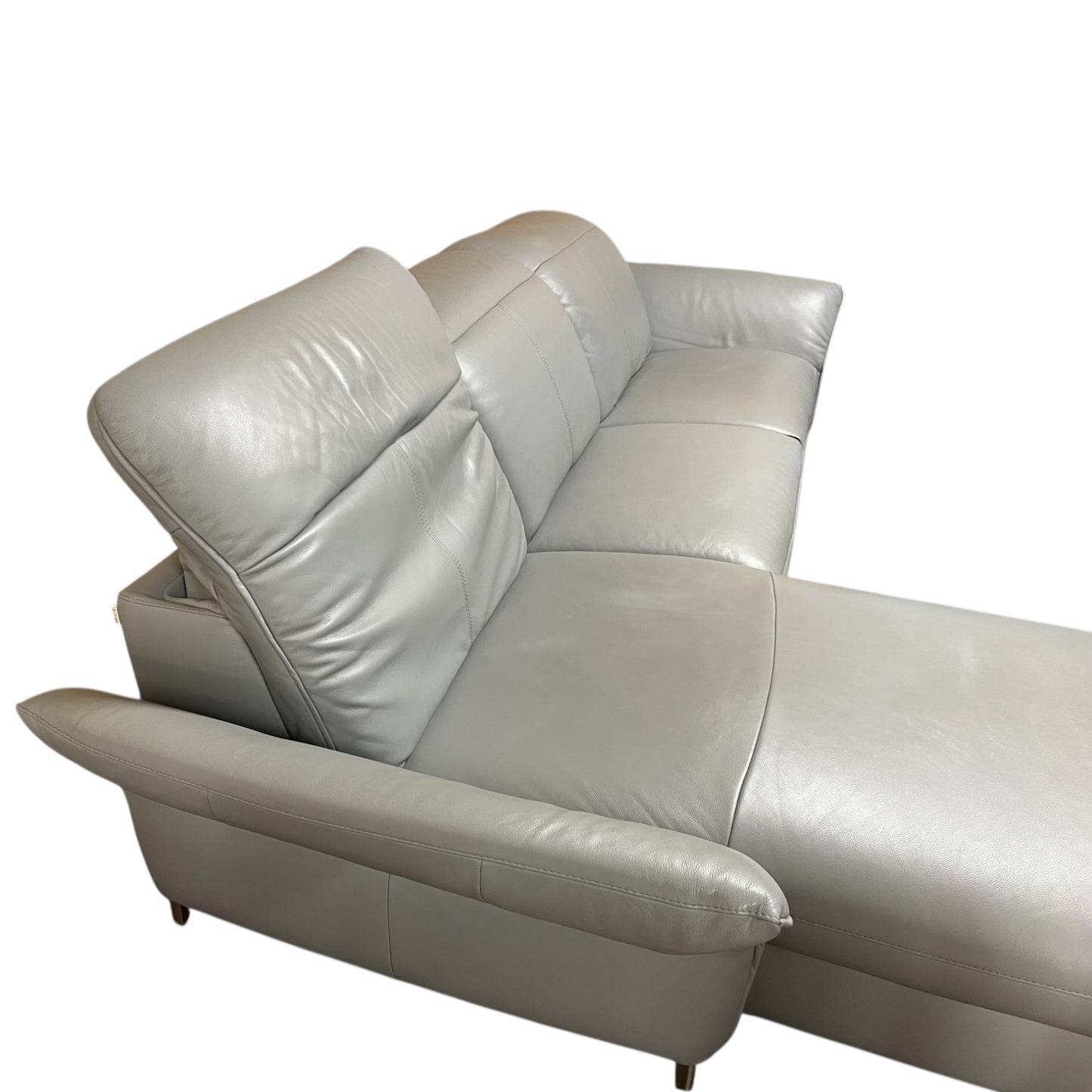 Hochwertiges Ecksofa aus echtem Leder von Van Bloom. Art.-Nr. 530