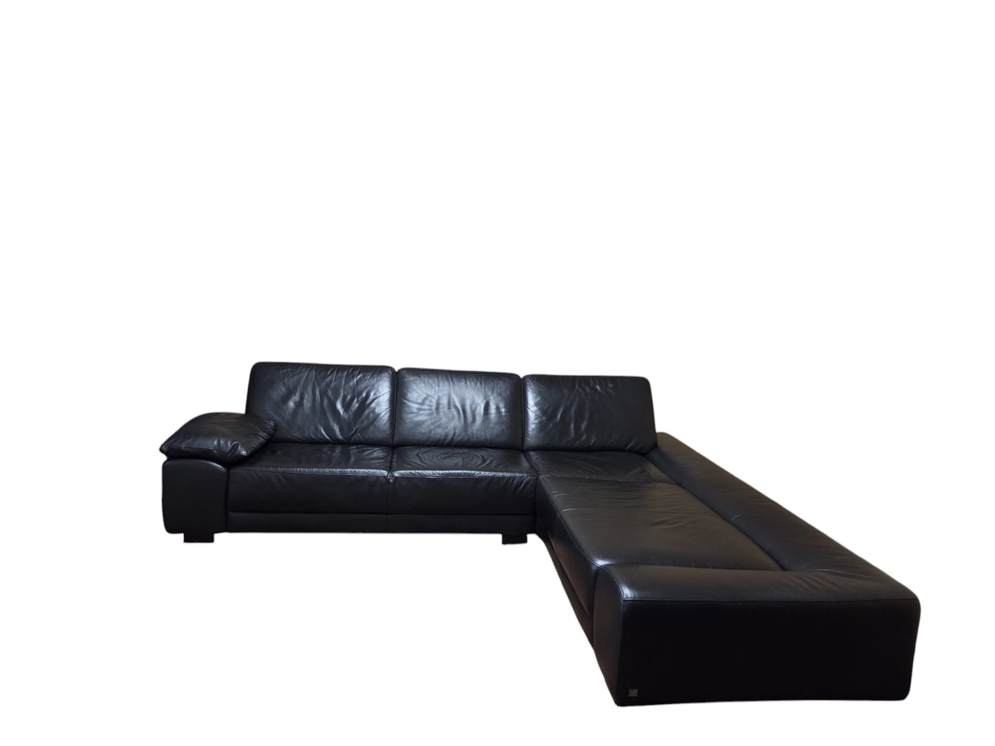 Ecksofa aus echtem Leder von W. Schillig. Art.-Nr. 043