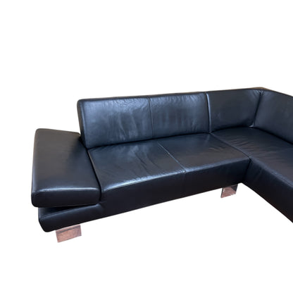 Hochwertiges Echtleder-Ecksofa von w. Schillig Art.-Nr. 561