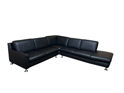 Ecksofa aus echtem Leder von Willi Schillig. Art.-Nr. 036