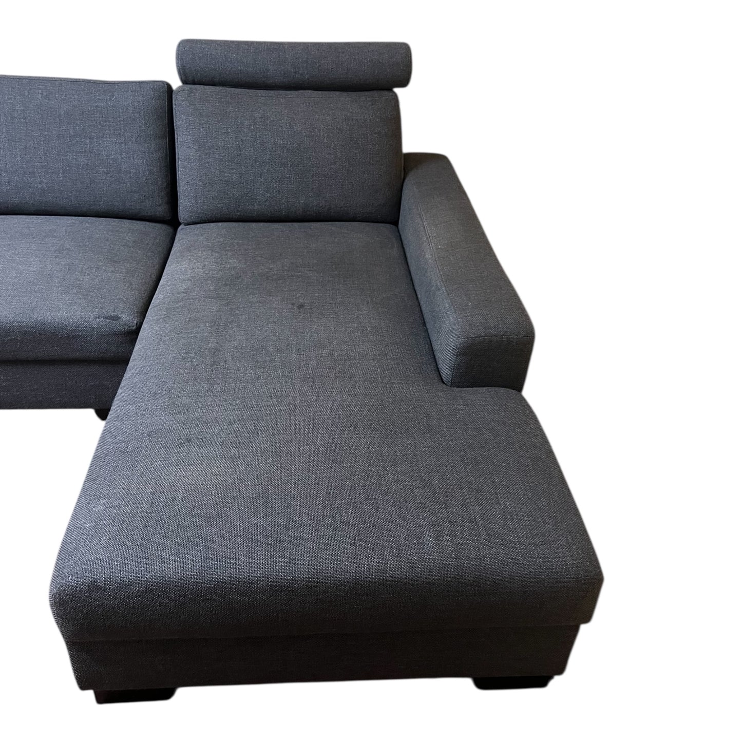 Dunkelgraues U-förmiges Sofa von Ikea mit 2 Stauräumen Art.-Nr. 519