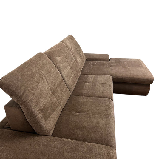Ecksofa mit Bettfunktion, Stauraum und Hocker Art.-Nr. 512