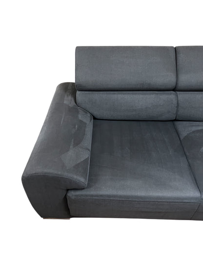 Grosses Ecksofa mit elektrisch verstellbarer Sitzfläche. Art.-Nr. 576