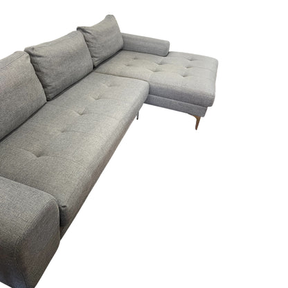 Graues Ecksofa von Micasa Art.-Nr 475