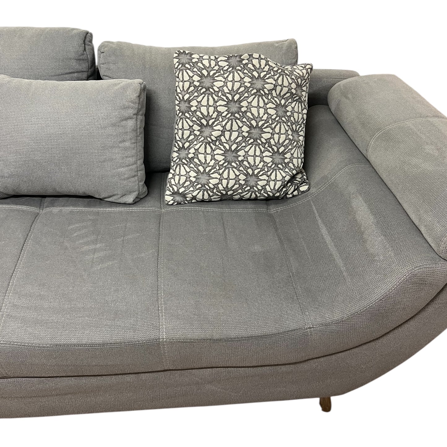 Ecksofa mit verstellbaren Armlehnen. Art.-Nr. 550