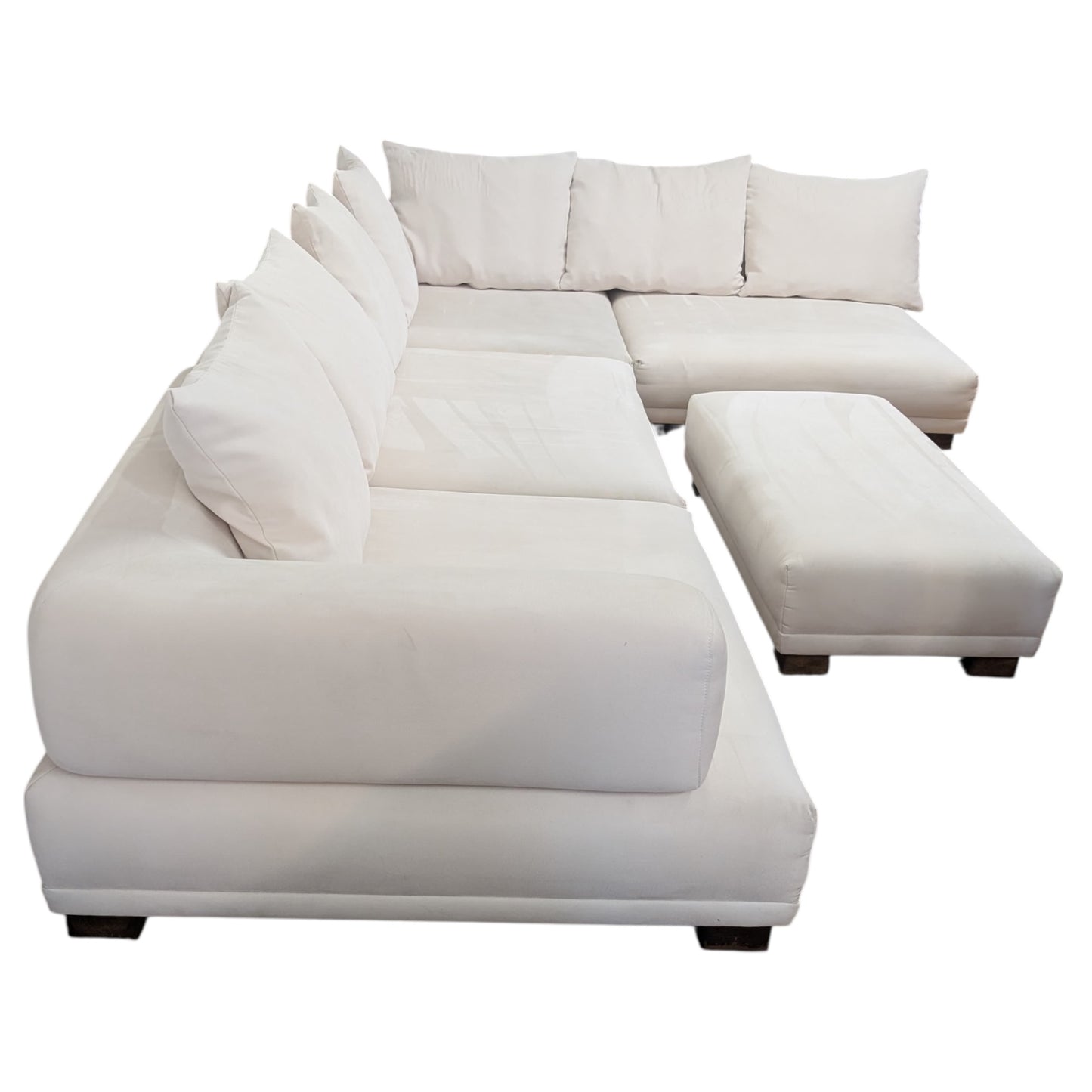 Hochwertiges Ecksofa mit Hocker von Bullfrog Art.-Nr. 461