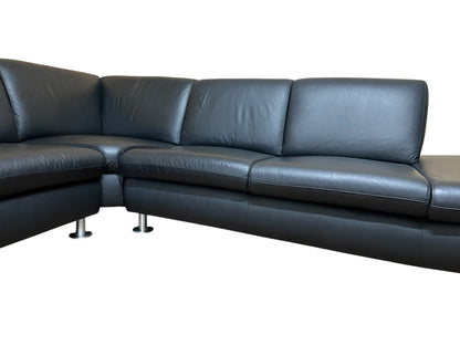 Ecksofa aus echtem Leder von Willi Schillig. Art.-Nr. 036