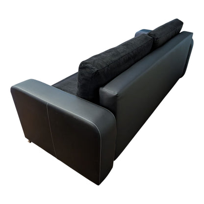 Schwarzes Bettsofa mit Stauraum Art.-Nr. 383
