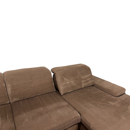 Ecksofa mit Bettfunktion, Stauraum und Hocker Art.-Nr. 512